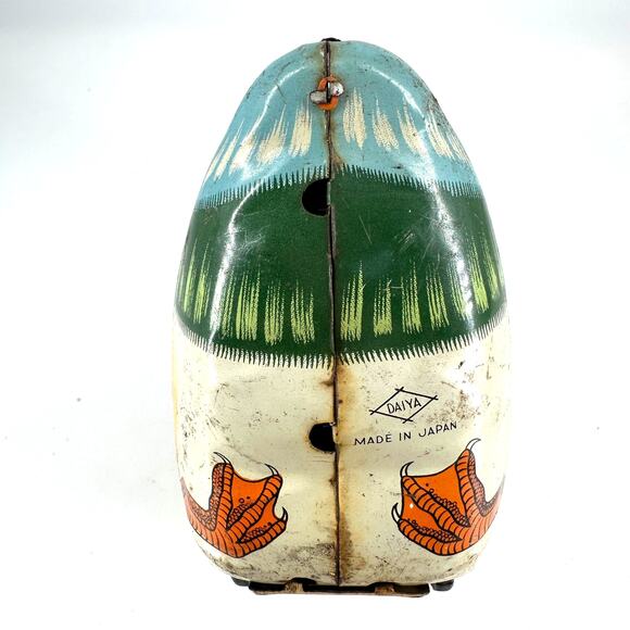 Vintage Daiya Tin Litho Duck Toy Bobbing Head Made in Japan Miss lower bill - Picture 5 of 7